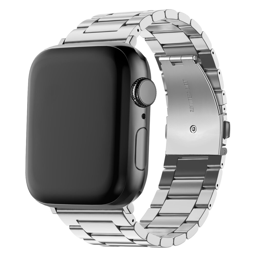 BALR. BALR Apple Watch stalen band (zilver)