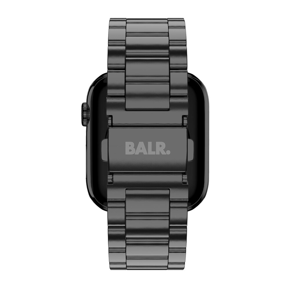 BALR. BALR Apple Watch stalen band (zwart)
