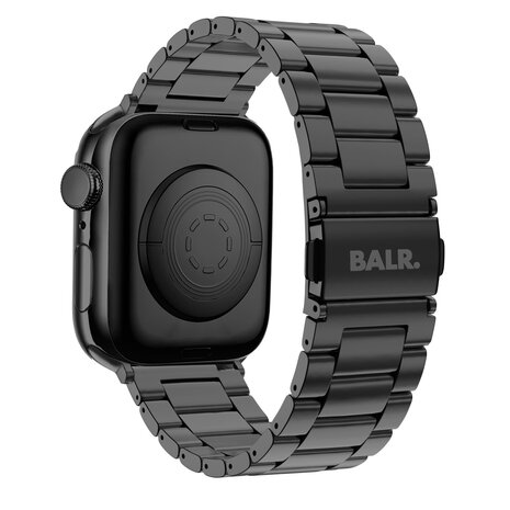 BALR. BALR Apple Watch stalen band (zwart)