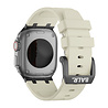 BALR. BALR Apple Watch Ultra liquid siliconen band (beige/zwart) BALR. BALR Apple Watch Ultra liquid siliconen band (beige/zwart)