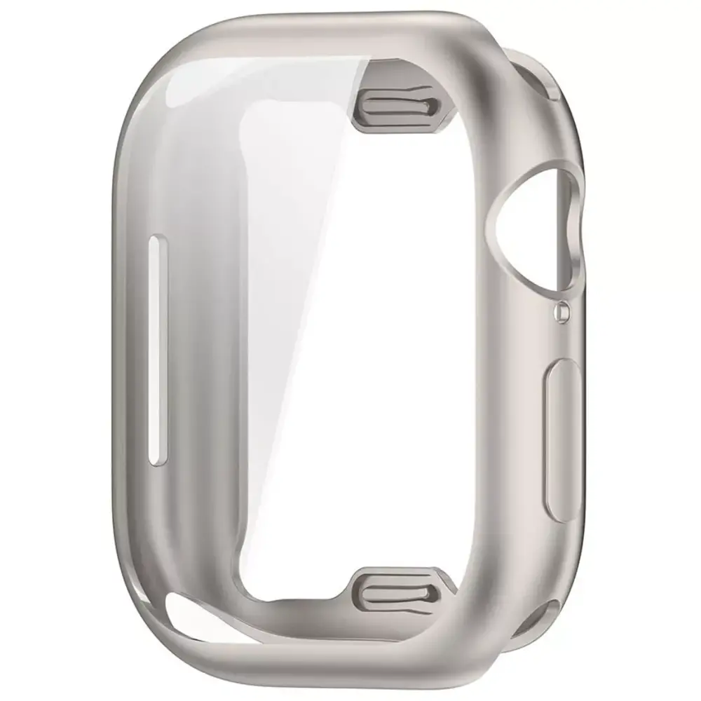 Strap-it® Strap-it Apple Watch 10 - 42mm TPU case (sterrenlicht)