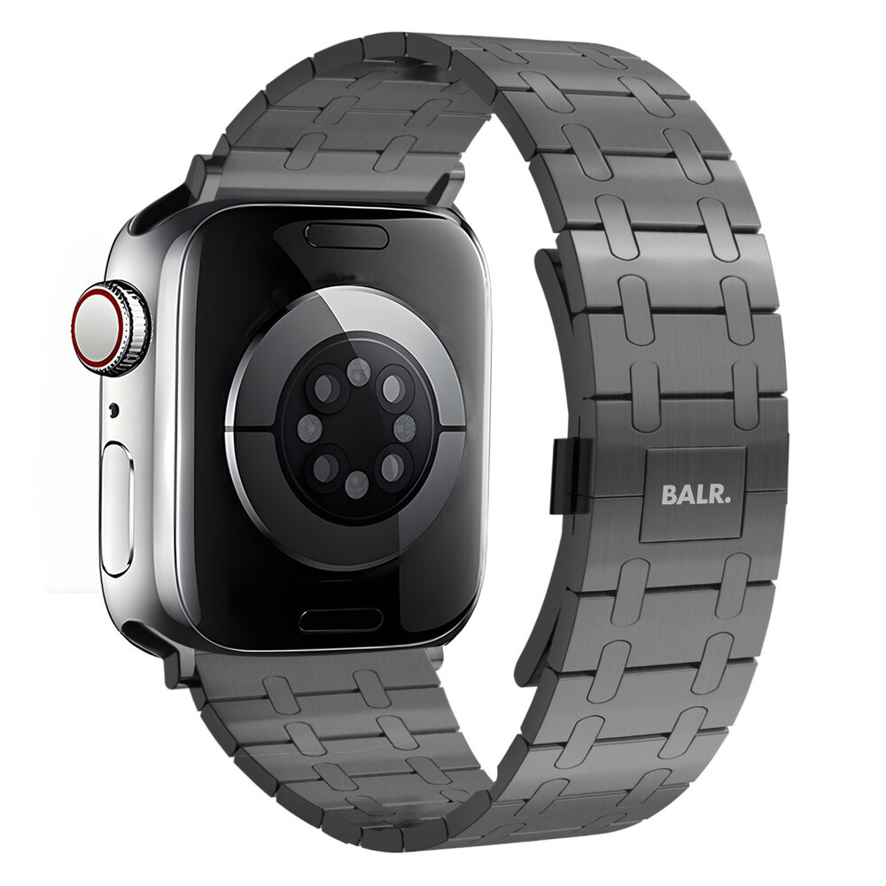 BALR. BALR Apple Watch RVS stalen band (zwart) BALR. BALR Apple Watch RVS stalen band (zwart)