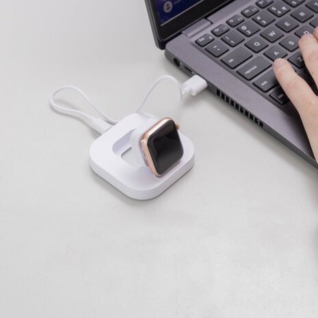 Strap-it® Strap-it Apple Watch portable mini oplader (wit)
