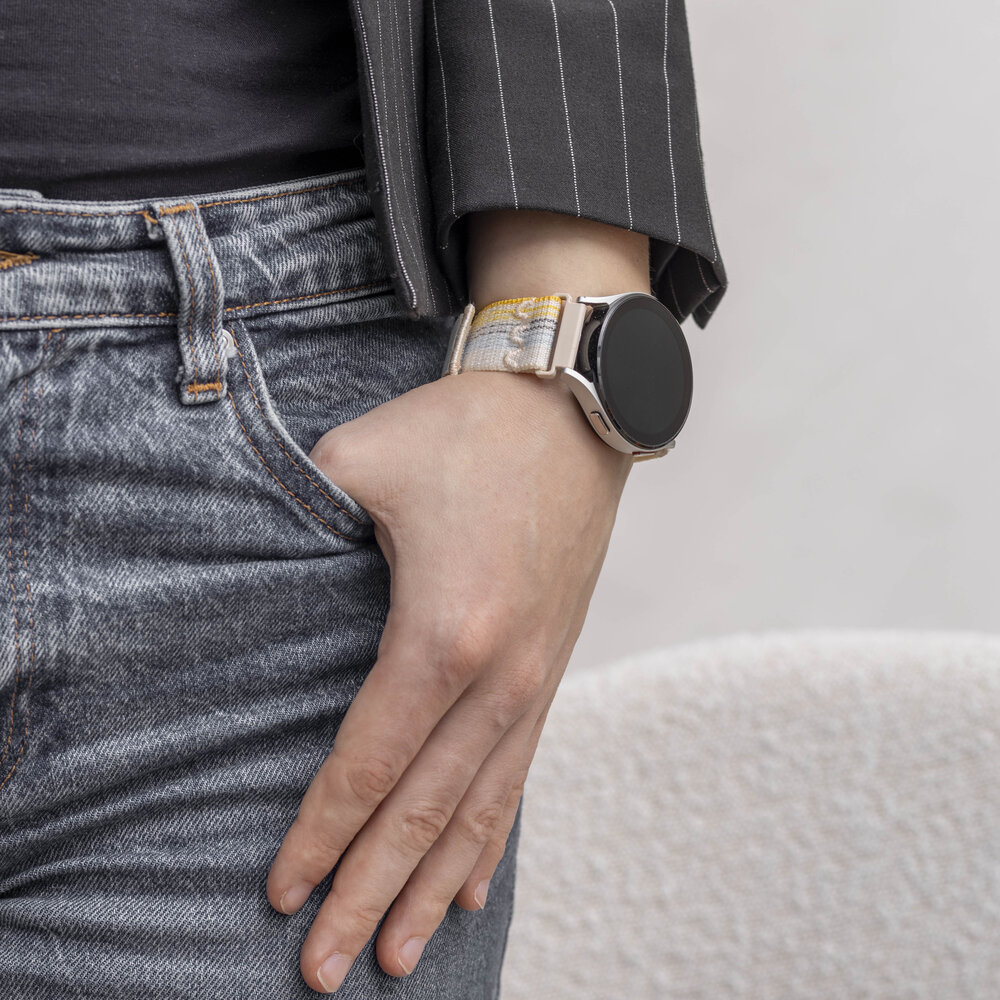 Strap-it® Strap-it Withings Steel HR - 36mm nylon band (sterrenlicht mix)