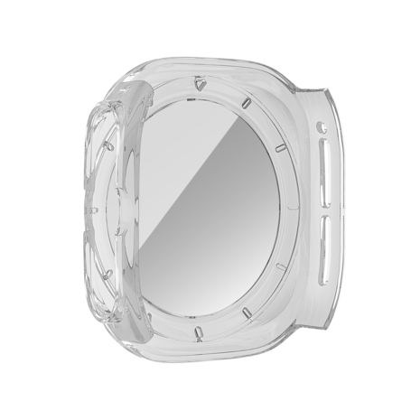 Bandz Bandz Samsung Galaxy Watch Ultra PC hoesje met glas (transparant)