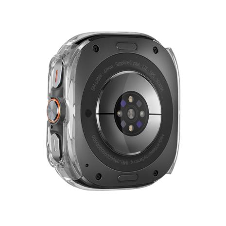 Bandz Bandz Samsung Galaxy Watch Ultra PC hoesje met glas (transparant)