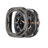 Bandz Bandz Samsung Galaxy Watch Ultra bezel PC hoesje (titanium grijs met wit) Bandz Bandz Samsung Galaxy Watch Ultra bezel PC hoesje (titanium grijs met wit)