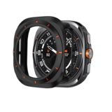Bandz Bandz Samsung Galaxy Watch Ultra bezel PC hoesje (zwart met oranje)