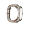 Bandz Bandz Samsung Galaxy Watch Ultra bezel PC hoesje (titanium met oranje) Bandz Bandz Samsung Galaxy Watch Ultra bezel PC hoesje (titanium met oranje)