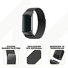 Bandz Bandz Fitbit Charge 5 Milanese loop band (zwart) Bandz Bandz Fitbit Charge 5 Milanese loop band (zwart)