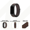 Bandz Bandz Fitbit Charge 5 nylon loop band (zwart mix) Bandz Bandz Fitbit Charge 5 nylon loop band (zwart mix)