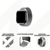 Bandz Bandz Fitbit Versa Milanese loop band (zilver) Bandz Bandz Fitbit Versa Milanese loop band (zilver)