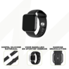 Bandz Bandz Fitbit Versa sport band (zwart) Bandz Bandz Fitbit Versa sport band (zwart)