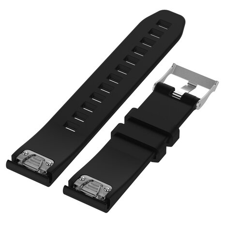 Strap-it® Strap-it Garmin MARQ glossy silicone band (zwart)