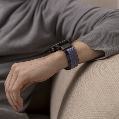 Strap-it® Strap-it Garmin MARQ nylon band (blauw) Strap-it® Strap-it Garmin MARQ nylon band (blauw)
