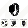 Bandz Bandz Fitbit Versa 4 silicone band 'Slim' (zwart) Bandz Bandz Fitbit Versa 4 silicone band 'Slim' (zwart)