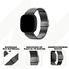 Bandz Bandz Fitbit Sense verstelbare stalen band (zwart) Bandz Bandz Fitbit Sense verstelbare stalen band (zwart)