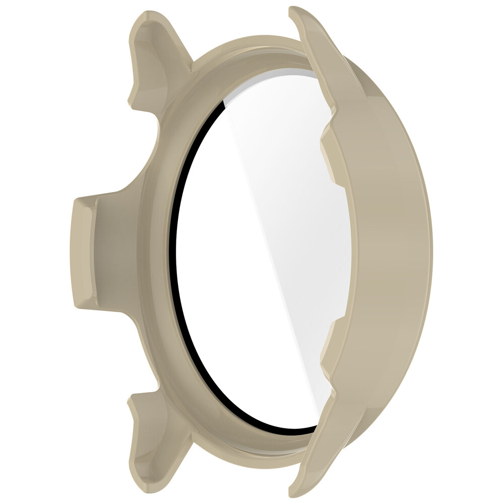 Strap-it® Strap-it Garmin Vivoactive 6 hard case met glas (beige)