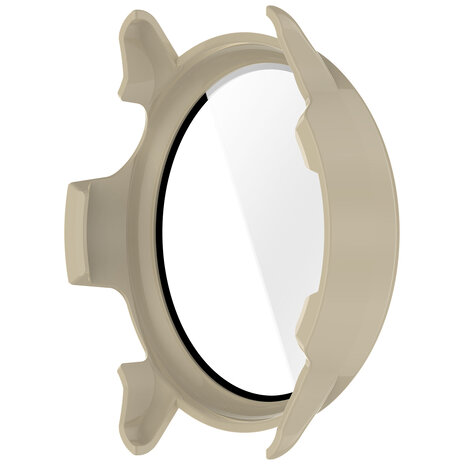 Strap-it® Strap-it Garmin Vivoactive 6 hard case met glas (beige)