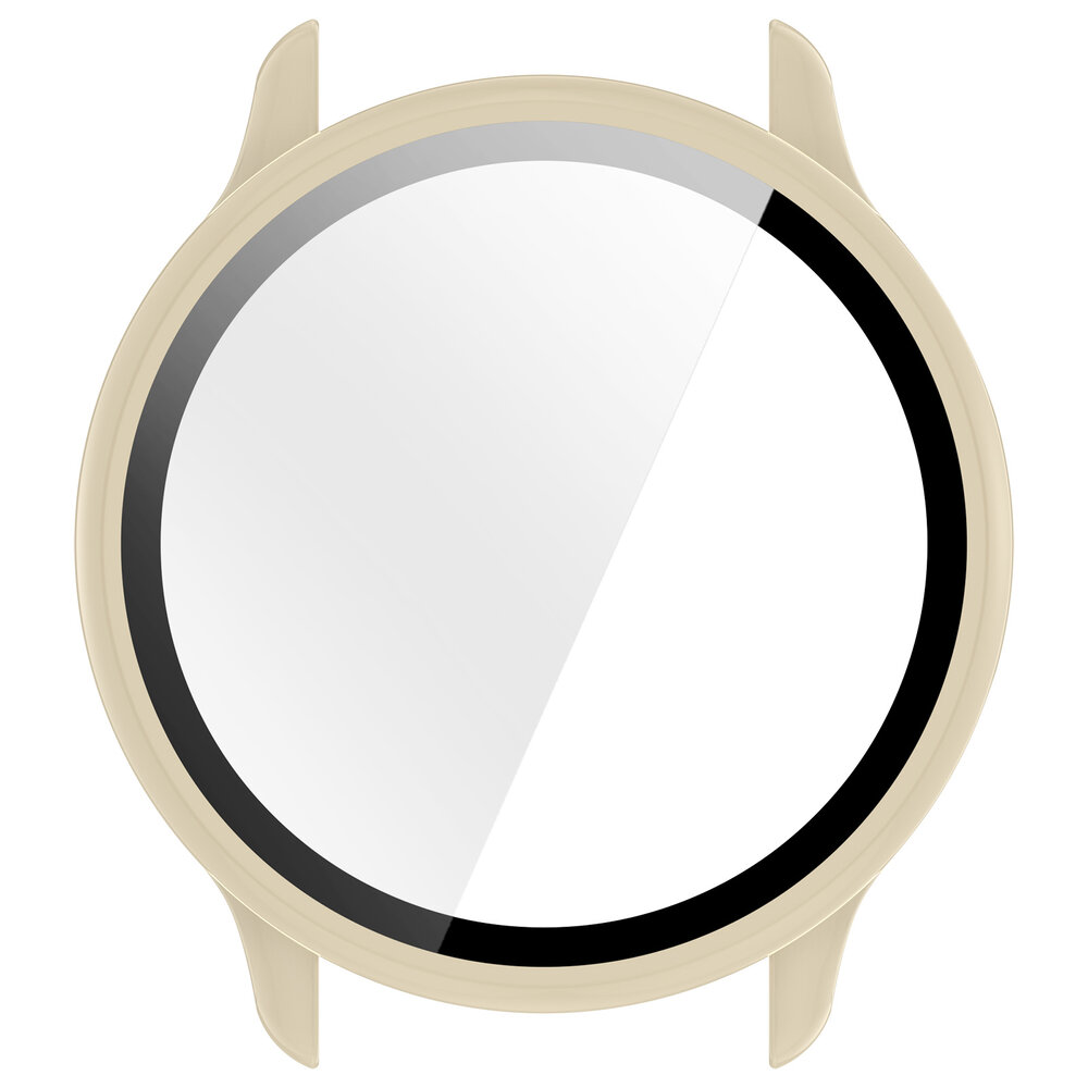 Strap-it® Strap-it Garmin Vivoactive 6 hard case met glas (beige)