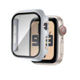 Bandz Bandz Apple Watch 10 - 46mm PC hoesje met glas (zilver)