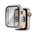 Bandz Bandz Apple Watch 10 - 42mm PC hoesje met glas (zilver)