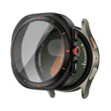 Bandz Bandz Samsung Galaxy Watch 7 - 44mm square PC hoesje met glas (zwart)