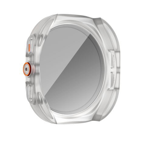 Bandz Bandz Samsung Galaxy Watch 7 - 44mm square PC hoesje met glas (frost) Bandz Bandz Samsung Galaxy Watch 7 - 44mm square PC hoesje met glas (frost)