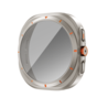 Bandz Bandz Samsung Galaxy Watch 7 - 44mm square PC hoesje met glas (titanium) Bandz Bandz Samsung Galaxy Watch 7 - 44mm square PC hoesje met glas (titanium)
