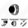 Bandz Bandz Amazfit Bip U (Pro) sport band 'Deluxe' (grijs) Bandz Bandz Amazfit Bip U (Pro) sport band 'Deluxe' (grijs)