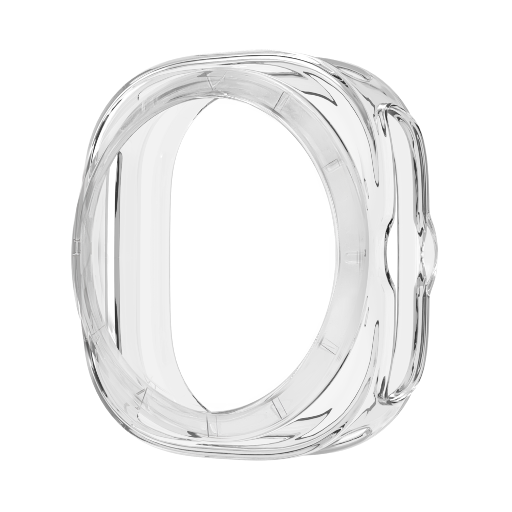 Bandz Bandz Samsung Galaxy Watch Ultra gegalvaniseerd TPU hoesje (transparant)