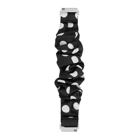 Strap-it® Strap-it Huawei Watch GT 3 42mm scrunchie bandje (dots)