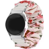 Strap-it® Samsung Gear Sport scrunchie bandje (bloemen)