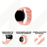 Bandz Bandz Amazfit GTS 4 sport band 'Deluxe' (lichtroze) Bandz Bandz Amazfit GTS 4 sport band 'Deluxe' (lichtroze)