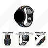 Bandz Bandz Amazfit Active sport band 'Deluxe' (zwart/rainbow) Bandz Bandz Amazfit Active sport band 'Deluxe' (zwart/rainbow)