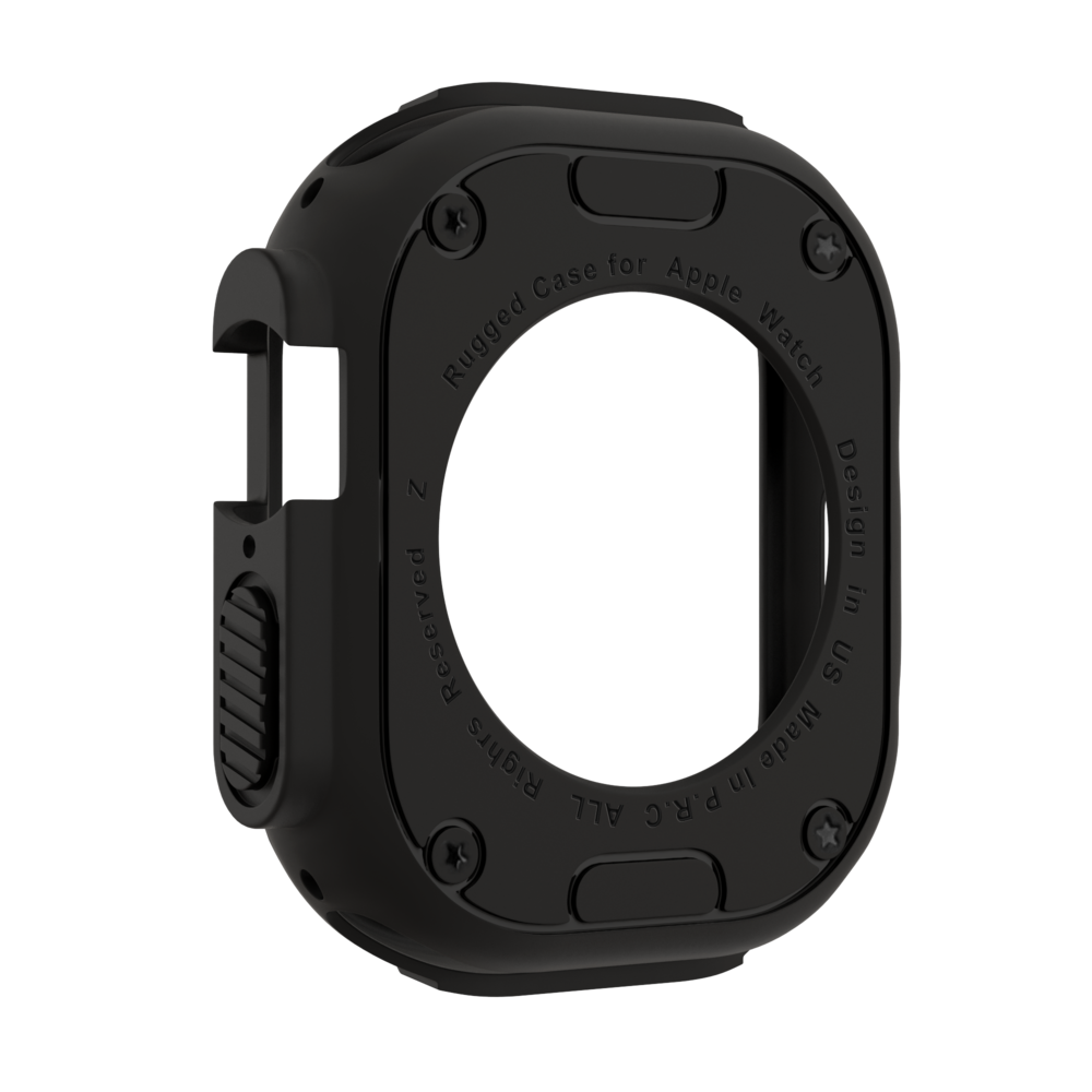 Bandz Bandz Apple Watch Ultra - 49mm robuust TPU hoesje (zwart)