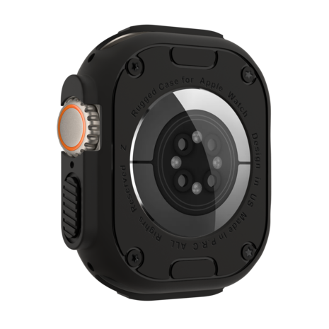 Bandz Bandz Apple Watch Ultra - 49mm robuust TPU hoesje (zwart)