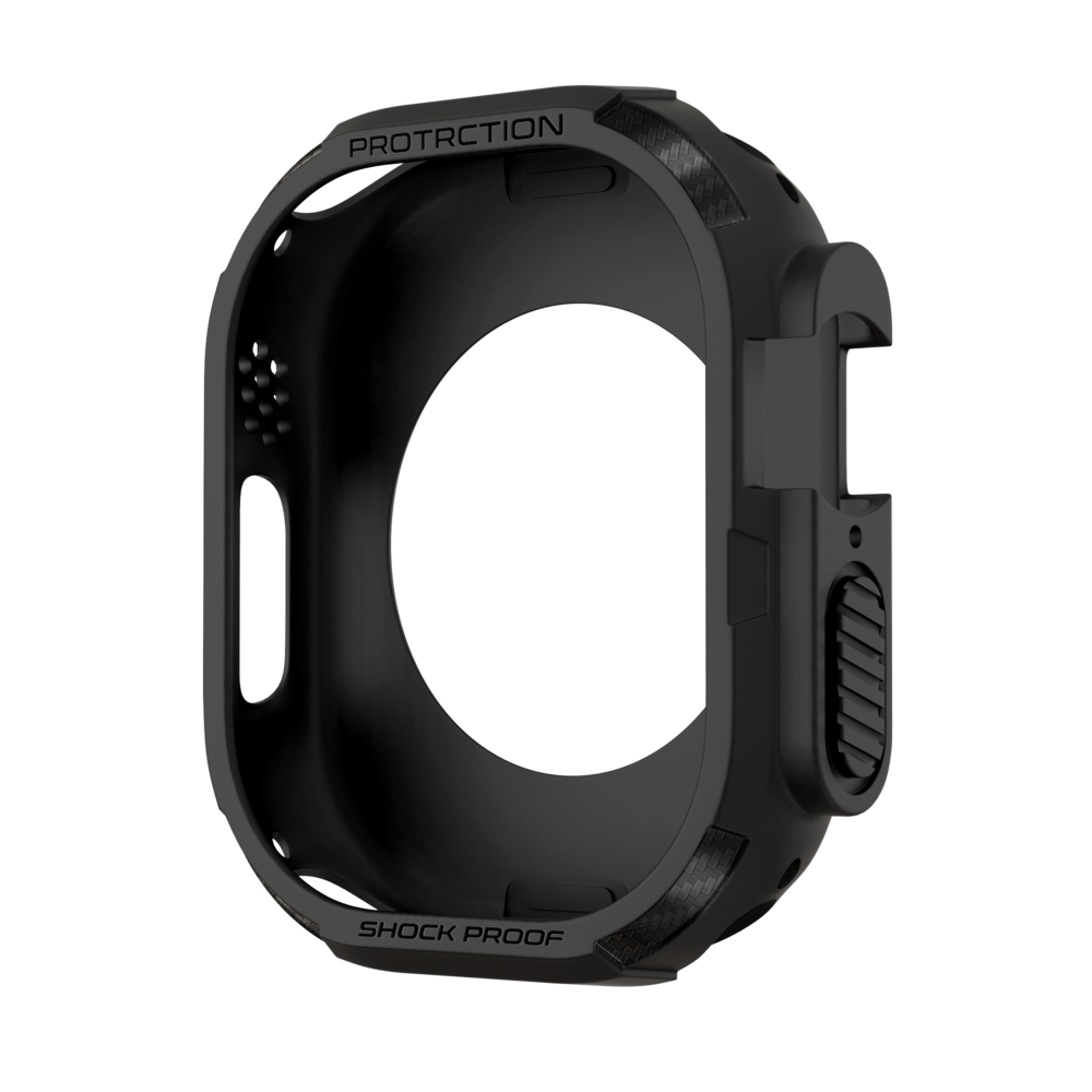 Bandz Bandz Apple Watch Ultra - 49mm robuust TPU hoesje (zwart)