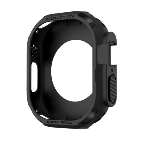 Bandz Bandz Apple Watch Ultra - 49mm robuust TPU hoesje (zwart)