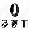 Bandz Bandz Xaomi Mi Band 5 siliconen band 'Classic' (zwart) Bandz Bandz Xaomi Mi Band 5 siliconen band 'Classic' (zwart)