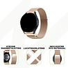 Bandz Bandz Samsung Galaxy Watch 4 Classic 42mm Milanese loop band (roségoud) Bandz Bandz Samsung Galaxy Watch 4 Classic 42mm Milanese loop band (roségoud)