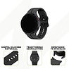Bandz Bandz Samsung Galaxy Watch 4 Classic 46mm siliconen band 'Extreme' (zwart) Bandz Bandz Samsung Galaxy Watch 4 Classic 46mm siliconen band 'Extreme' (zwart)