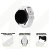 Bandz Bandz Samsung Galaxy Watch 4 Classic 46mm siliconen band 'Extreme' (wit) Bandz Bandz Samsung Galaxy Watch 4 Classic 46mm siliconen band 'Extreme' (wit)