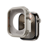 Bandz Bandz Apple Watch 10 - 46mm metalen hoesje (titanium)