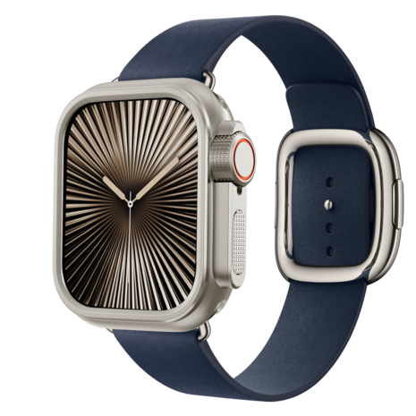 Bandz Bandz Apple Watch 10 - 46mm metalen hoesje (titanium)