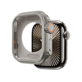 Bandz Bandz Apple Watch 7/8/9 - 45mm metalen hoesje (titanium)