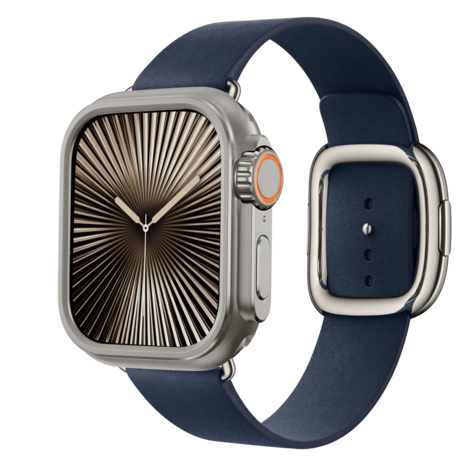 Bandz Bandz Apple Watch 7/8/9 - 45mm metalen hoesje (titanium) Bandz Bandz Apple Watch 7/8/9 - 45mm metalen hoesje (titanium)