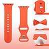 Strap-it® Strap-it Apple Watch siliconen bandje (oranje) Strap-it® Strap-it Apple Watch siliconen bandje (oranje)