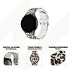 Bandz Bandz Samsung Galaxy Watch 5 - 40mm siliconen band 'Leopard' Bandz Bandz Samsung Galaxy Watch 5 - 40mm siliconen band 'Leopard'