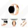 Bandz Bandz Samsung Galaxy Watch 6 - 44mm stalen band 'Classic' (roségoud) Bandz Bandz Samsung Galaxy Watch 6 - 44mm stalen band 'Classic' (roségoud)
